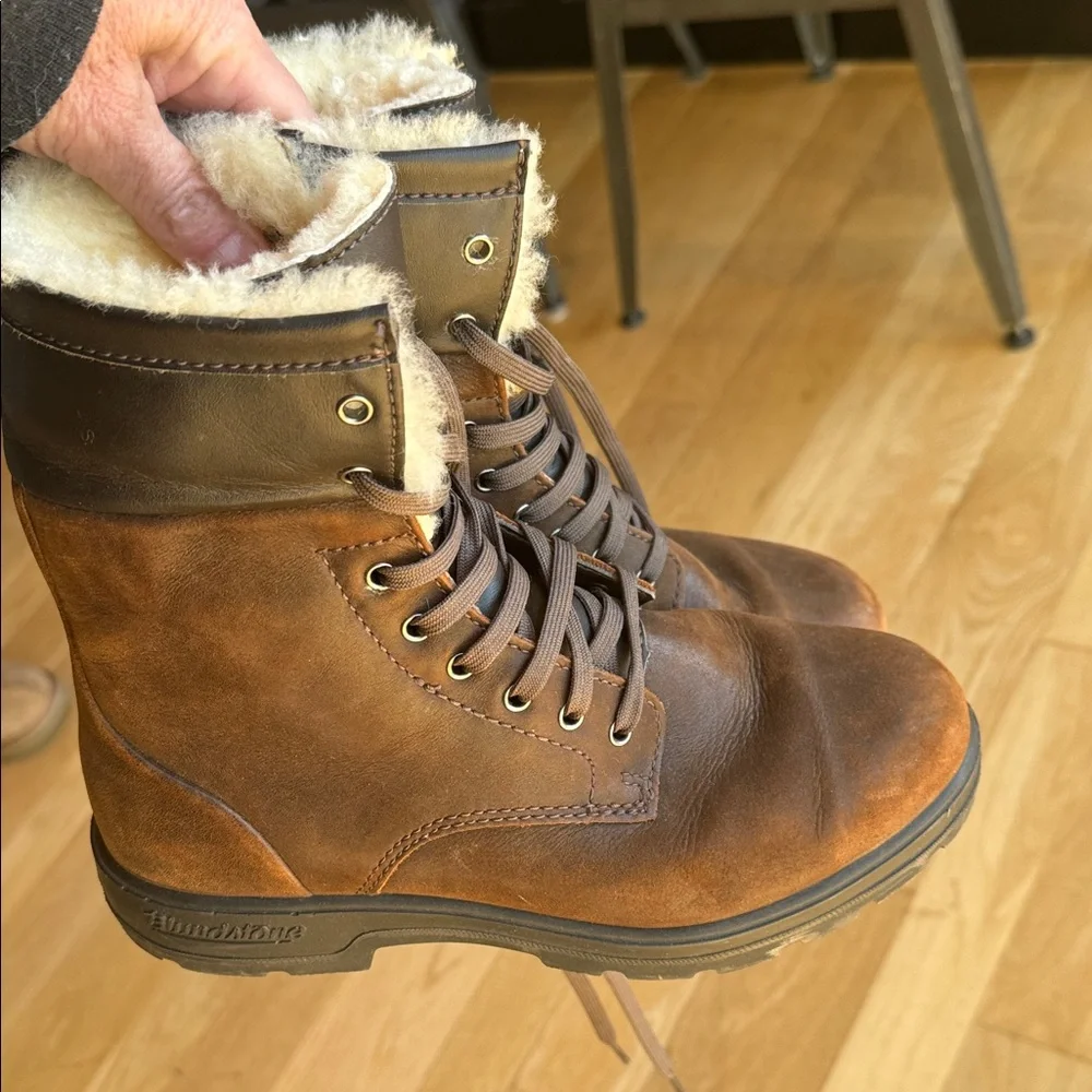 Blundstone 1461 Waterproof Winter Leather Lace-up Boots Women’s 8.5/Men’s 6.5 - Picture 15 of 16